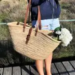 straw tote bag large