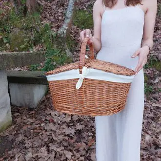 Large Oval Picnic Basket