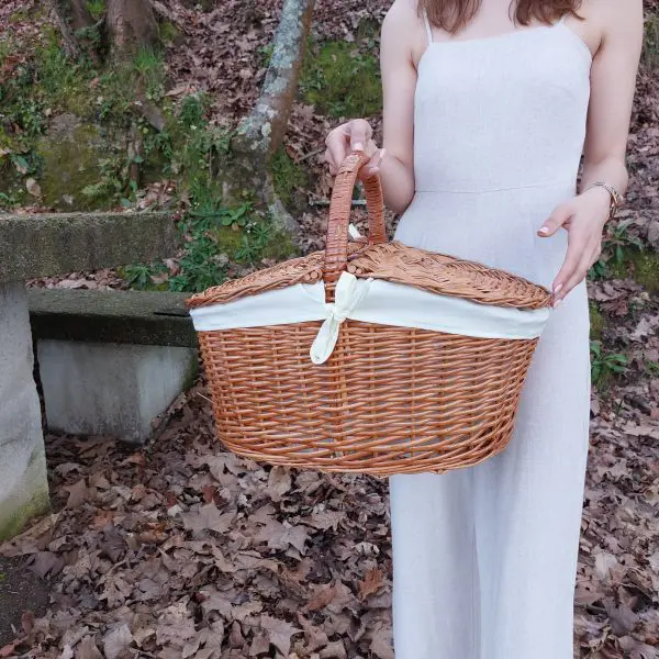 Large Oval Picnic Basket