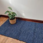 Small rug dark Blue