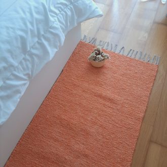 runner rug salmon 200cm