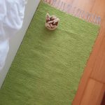 Runner rug pear green