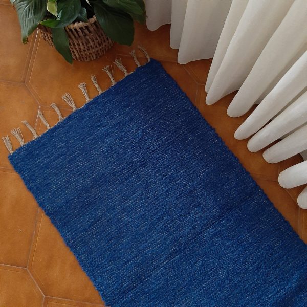 runner rug royal blue 300cm