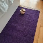 runner rug dark purple 300cm