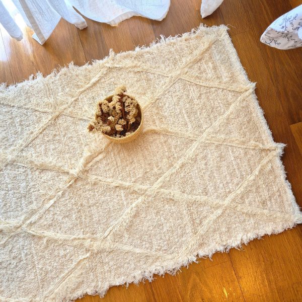 tapete diamante creme