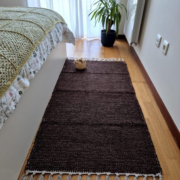 medium cocoa brown rug