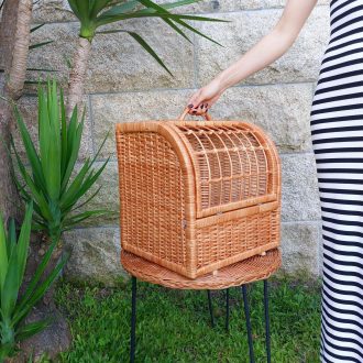 Porta-animais de vime