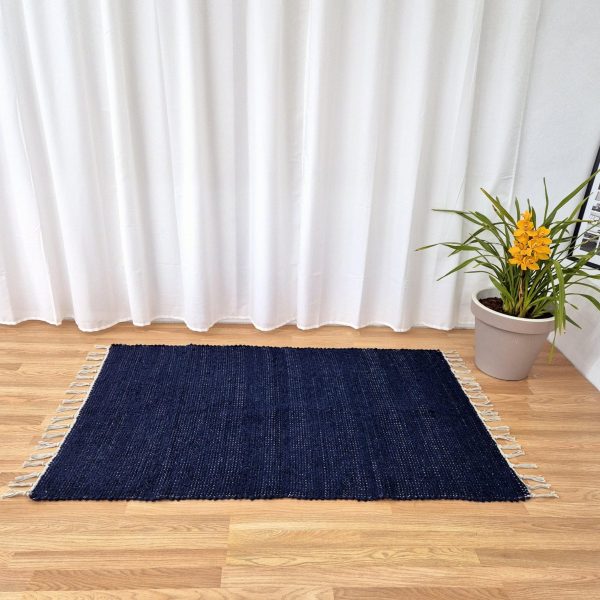 dark blue small area rug