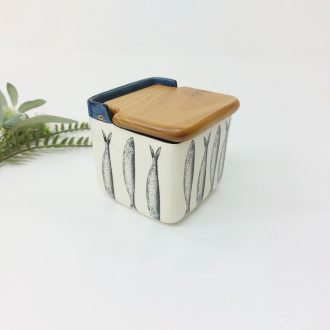 decoração de sardinhas do saleiro